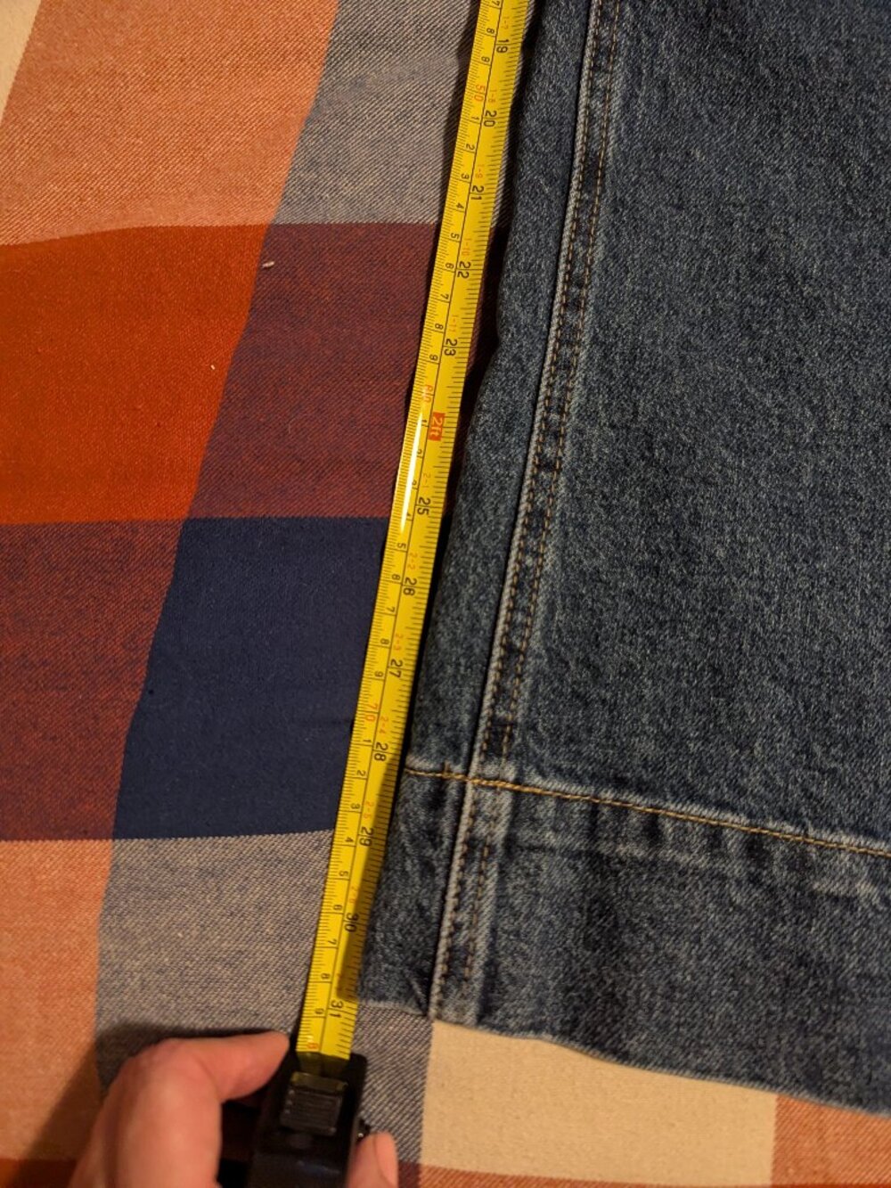 H&M NWT Wide Leg Jeans Size 14 longer inseam 31" - Picture 7 of 7